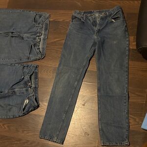 Wrangler Men's Denim Straight Jeans